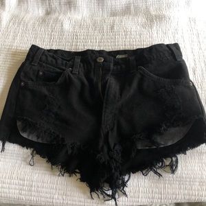 Vintage Distressed Levi Shorts (Urban Outfitters)
